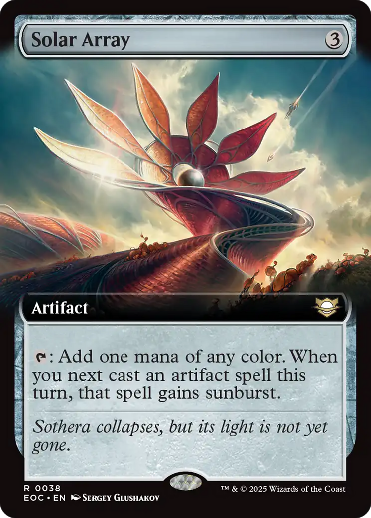 Solar Array (Extended Art) [Edge of Eternities Commander] | Clutch Gaming