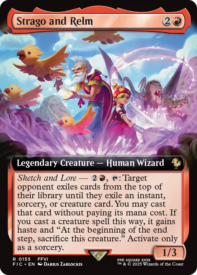Strago and Relm (Extended Art) [FINAL FANTASY Commander] | Clutch Gaming