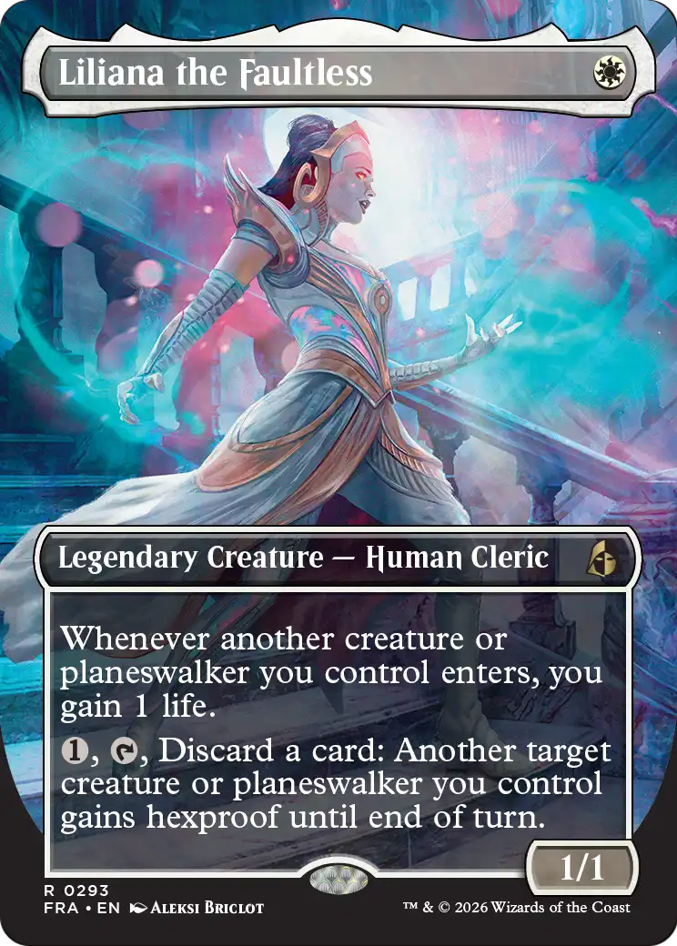 Liliana the Faultless (Borderless) [Reality Fracture] | Clutch Gaming