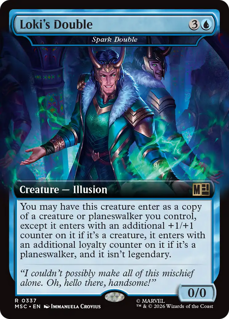 Loki's Double - Spark Double (Extended Art) [Marvel Super Heroes Commander] | Clutch Gaming