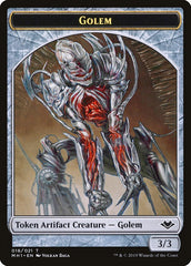 Spirit // Golem Double-Sided Token [Modern Horizons Tokens] | Clutch Gaming