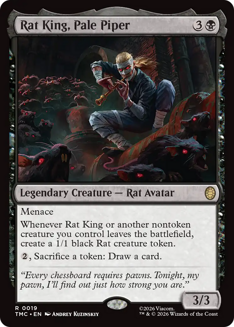 Rat King, Pale Piper [Teenage Mutant Ninja Turtles Commander] | Clutch Gaming