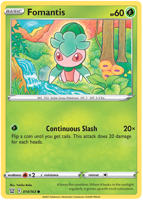 Fomantis (014/163) [Sword & Shield: Battle Styles] | Clutch Gaming