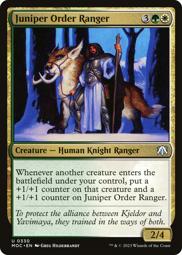 Juniper Order Ranger [March of the Machine Commander] | Clutch Gaming