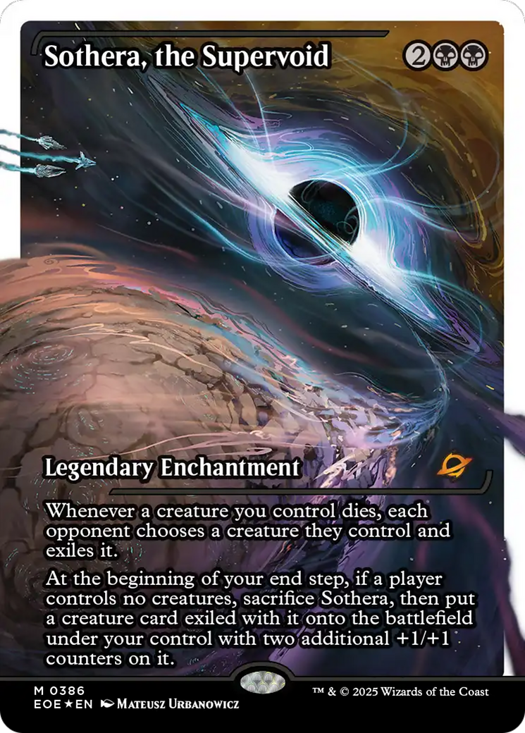 Sothera, the Supervoid (Fracture Foil) [Edge of Eternities] | Clutch Gaming
