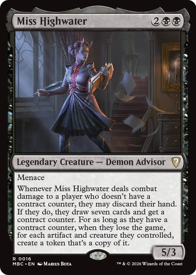 Miss Highwater [Mystery Booster: Commander Edition] | Clutch Gaming