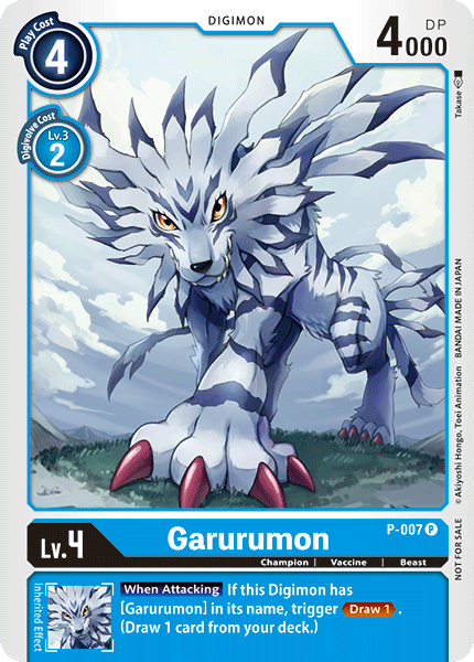 Garurumon [P-007] [Promotional Cards] | Clutch Gaming