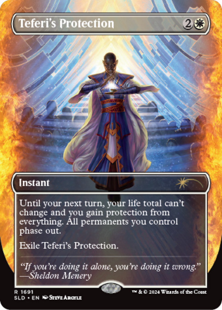 Teferi's Protection (1691) [Secret Lair: Sheldon's Spellbook] | Clutch Gaming