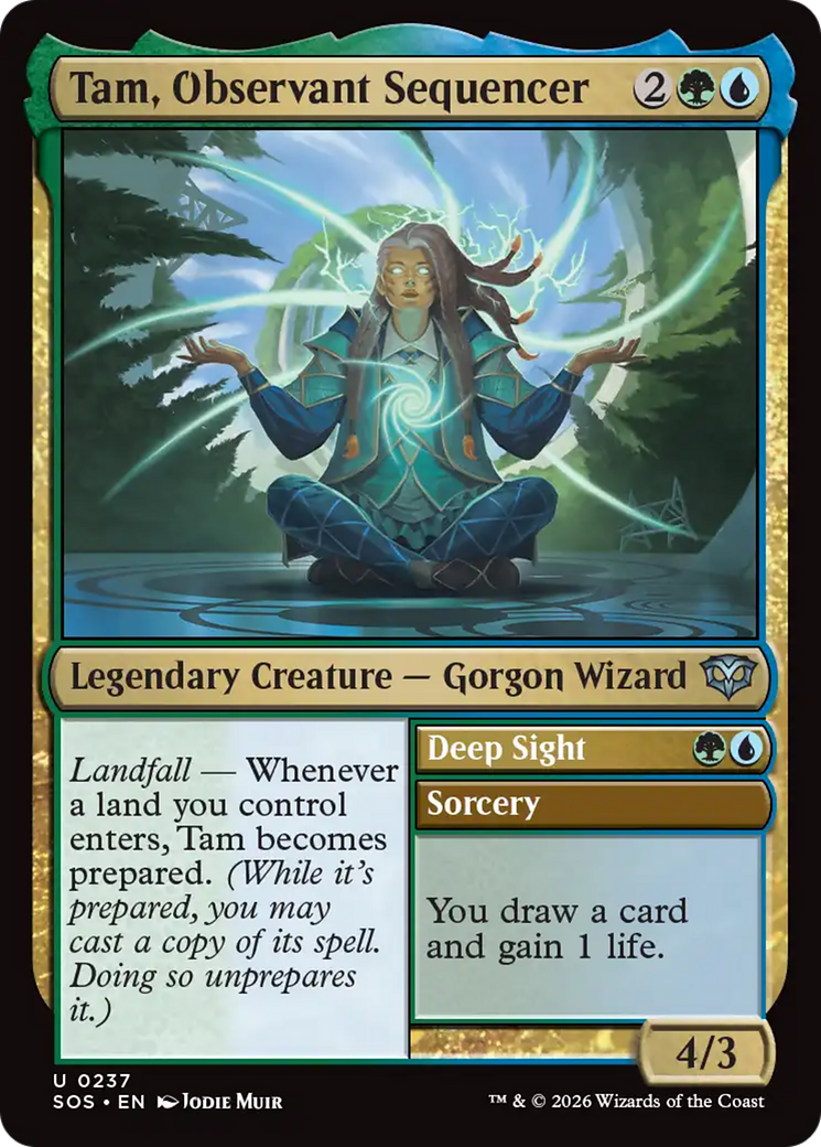 Tam, Observant Sequencer [Secrets of Strixhaven] | Clutch Gaming