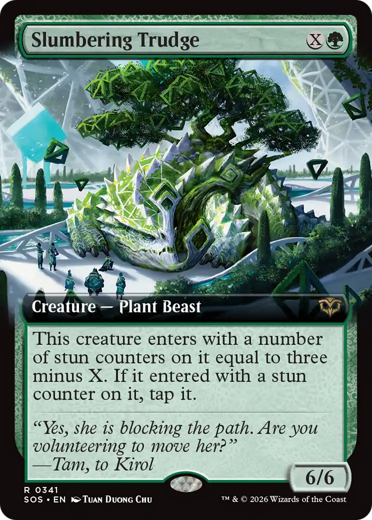 Slumbering Trudge (Extended Art) [Secrets of Strixhaven] | Clutch Gaming
