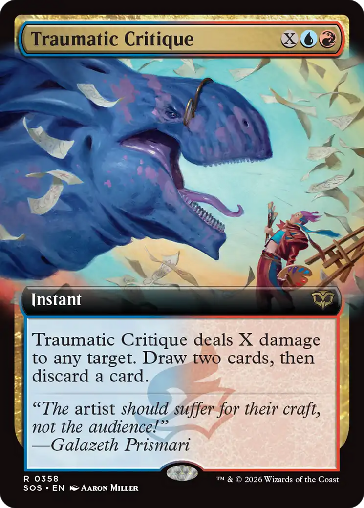 Traumatic Critique (Extended Art) [Secrets of Strixhaven] | Clutch Gaming