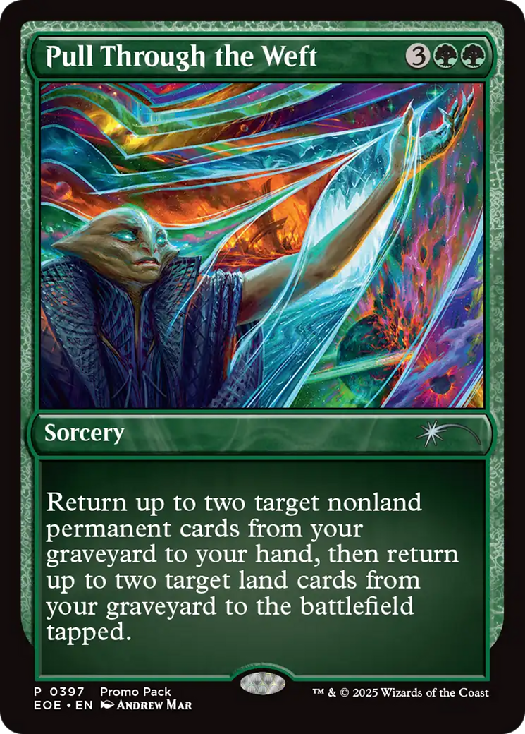 Pull Through the Weft [Edge of Eternities Promo Pack] | Clutch Gaming