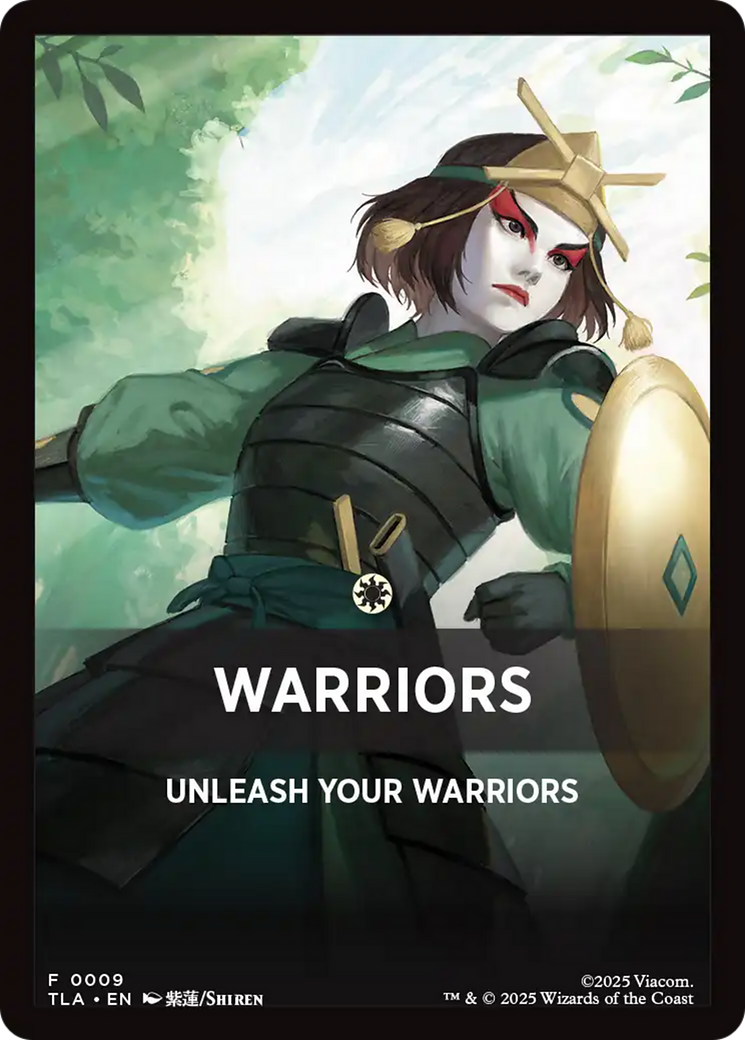 Warriors Theme Card [Avatar: The Last Airbender Tokens] | Clutch Gaming