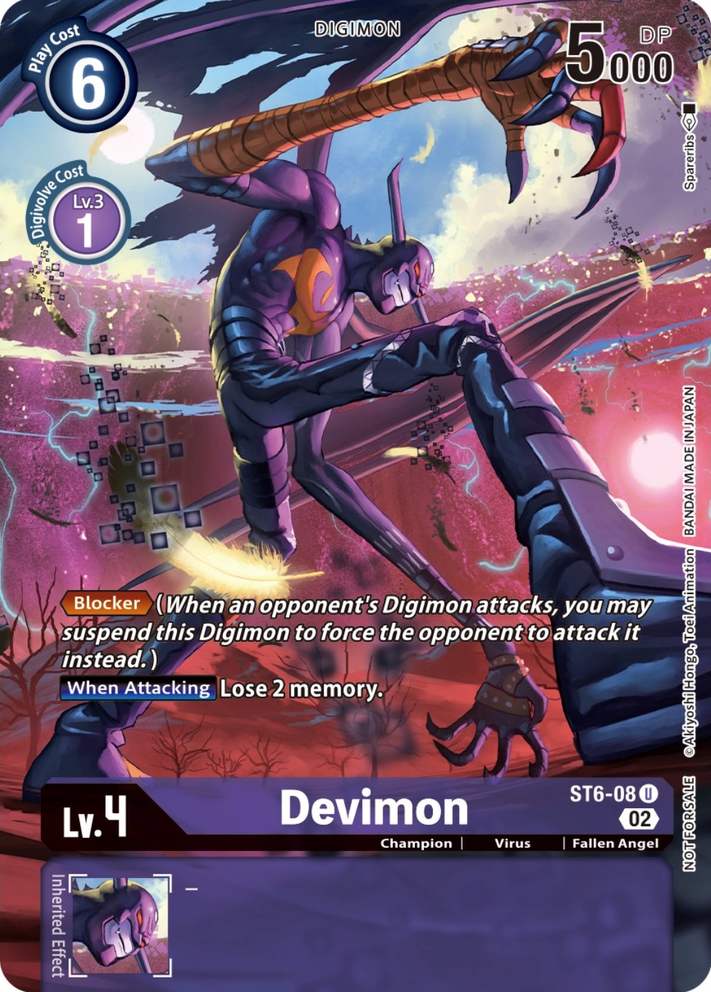 Devimon [ST6-08] (Box Topper) [Dimensional Phase] | Clutch Gaming