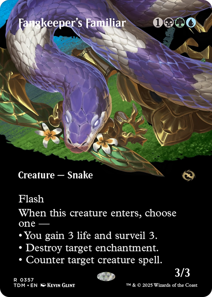 Fangkeeper's Familiar (Borderless) [Tarkir: Dragonstorm] | Clutch Gaming