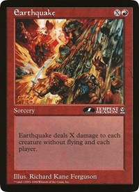 Earthquake (Oversized) [Oversize Cards] | Clutch Gaming
