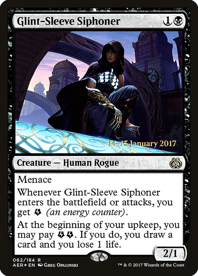 Glint-Sleeve Siphoner [Aether Revolt Prerelease Promos] | Clutch Gaming