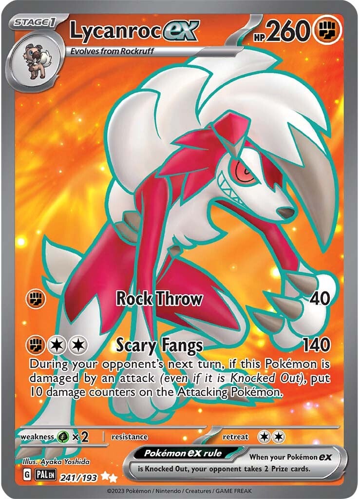 Lycanroc ex (241/193) [Scarlet & Violet: Paldea Evolved] | Clutch Gaming