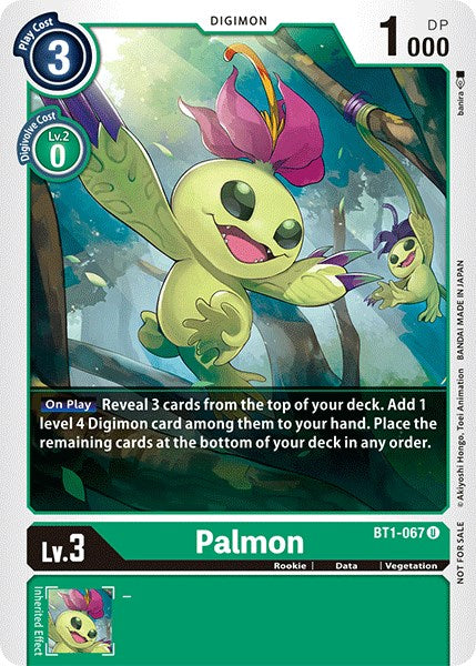 Palmon [BT1-067] (Official Tournament Pack Vol.3) [Release Special Booster Promos] | Clutch Gaming