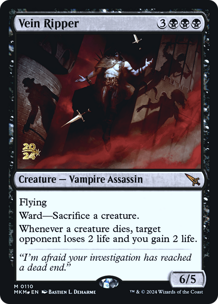 Vein Ripper [Murders at Karlov Manor Prerelease Promos] | Clutch Gaming