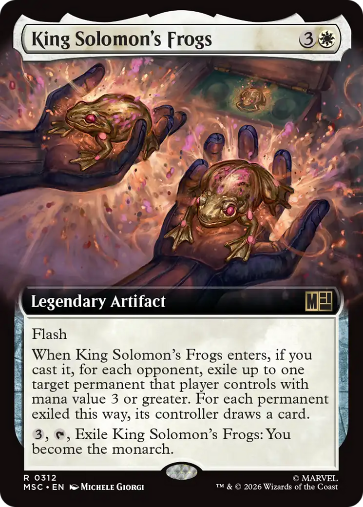 King Solomon's Frogs (Extended Art) [Marvel Super Heroes Commander] | Clutch Gaming