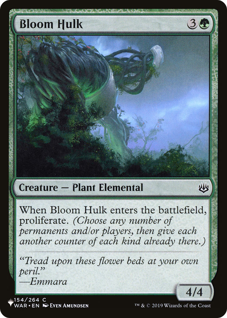 Bloom Hulk [The List Reprints] | Clutch Gaming