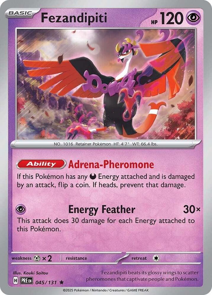 Fezandipiti (045/131) [Scarlet & Violet: Prismatic Evolutions] | Clutch Gaming