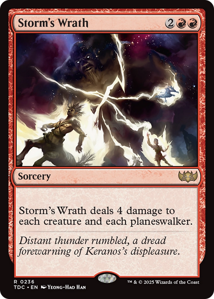 Storm's Wrath [Tarkir: Dragonstorm Commander] | Clutch Gaming