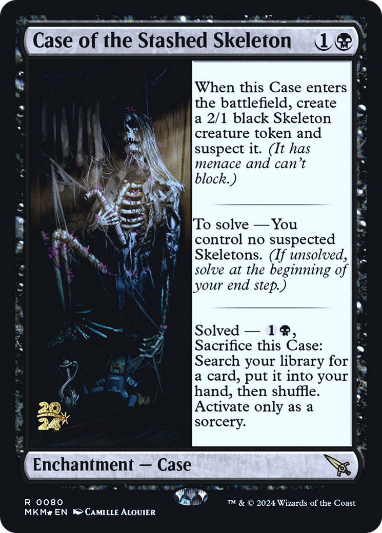 Case of the Stashed Skeleton [Murders at Karlov Manor Prerelease Promos] | Clutch Gaming