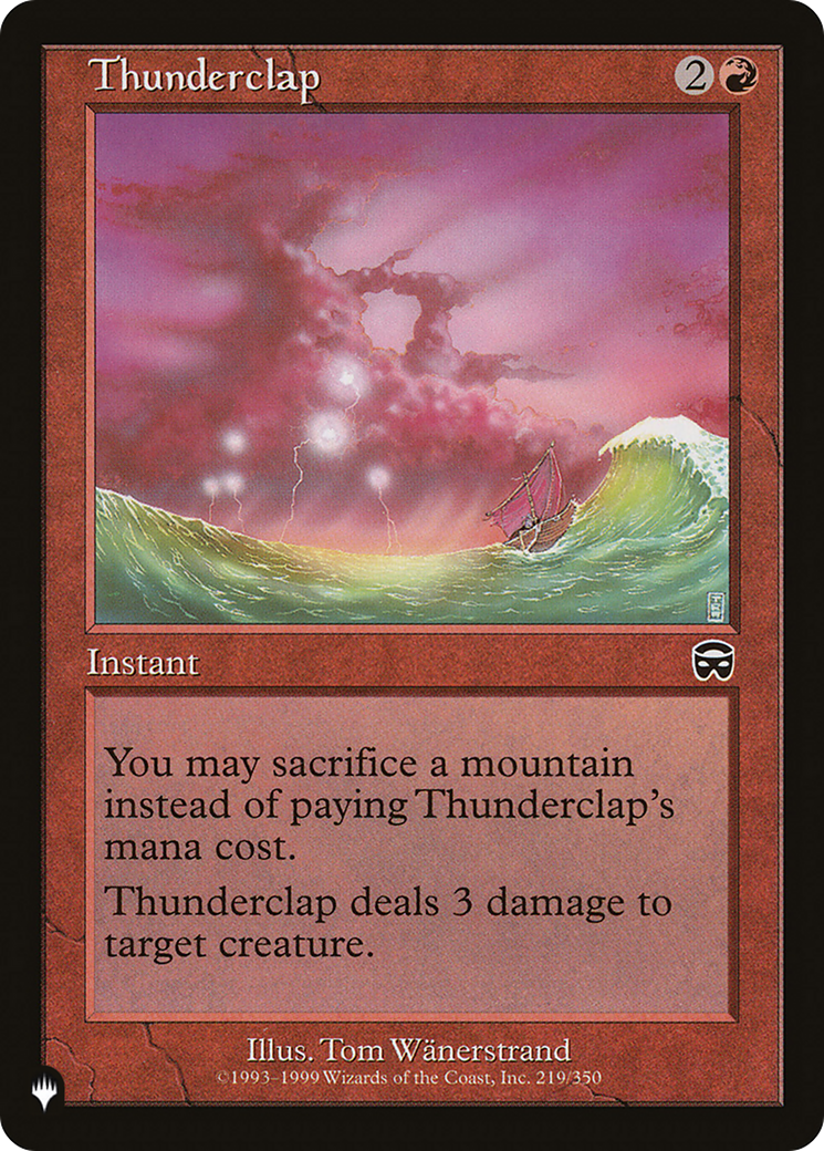 Thunderclap [The List Reprints] | Clutch Gaming