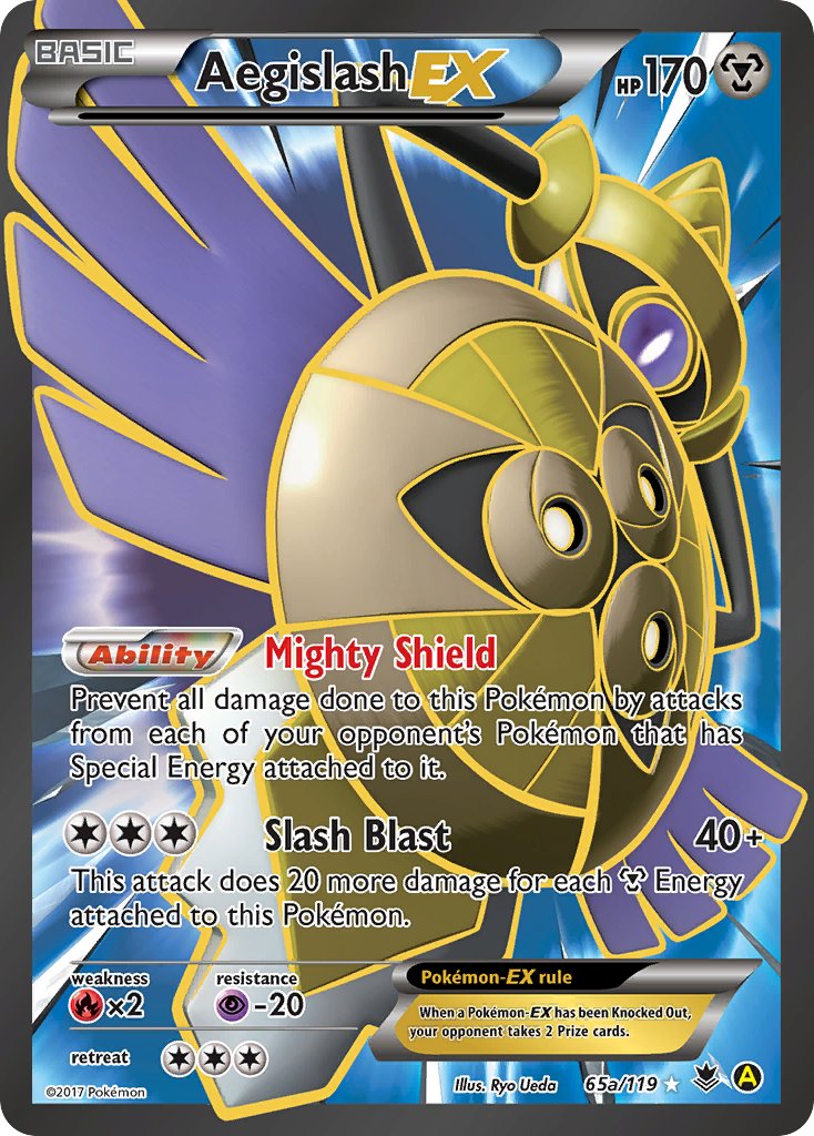 Aegislash EX (65a/119) [Alternate Art Promos] | Clutch Gaming