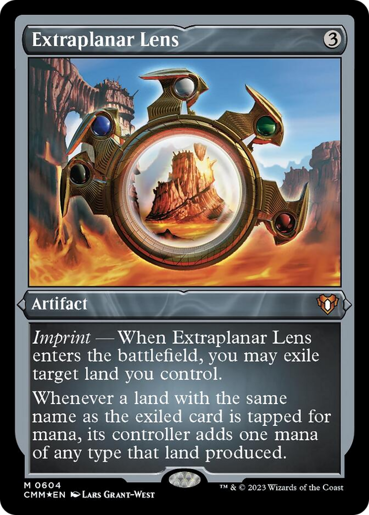 Extraplanar Lens (Foil Etched) [Commander Masters] | Clutch Gaming