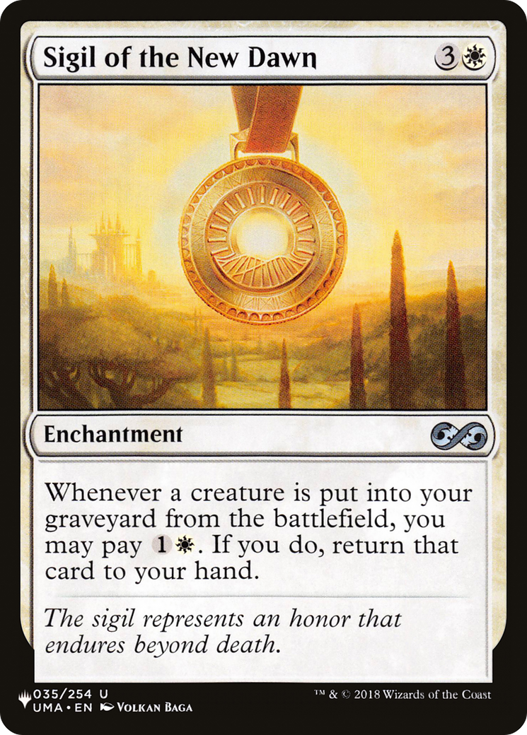 Sigil of the New Dawn [The List Reprints] | Clutch Gaming