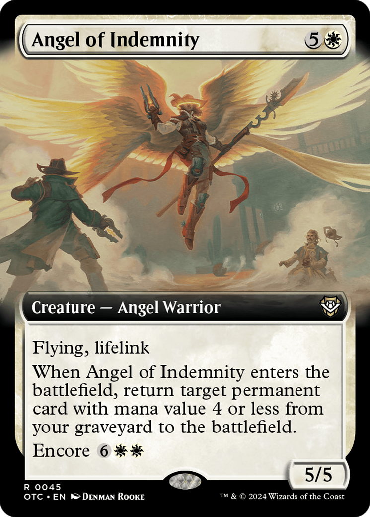 Angel of Indemnity (Extended Art) [Outlaws of Thunder Junction Commander] | Clutch Gaming