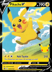 Pikachu V (SWSH143) (Celebrations) [Sword & Shield: Black Star Promos] | Clutch Gaming