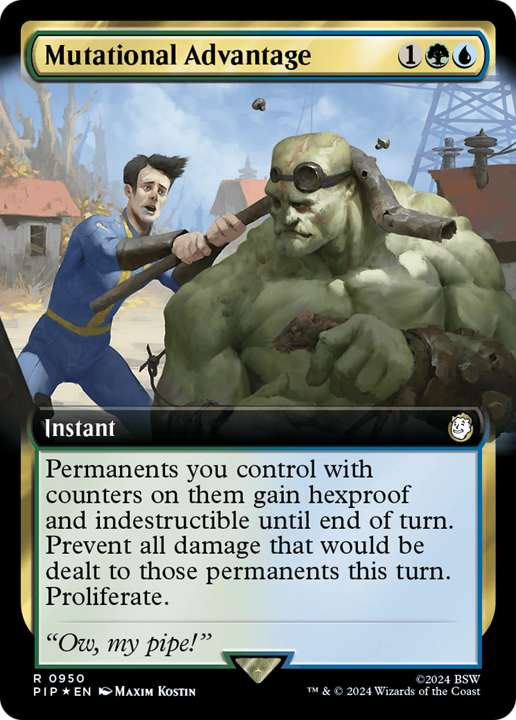 Mutational Advantage (Extended Art) (Surge Foil) [Fallout] | Clutch Gaming