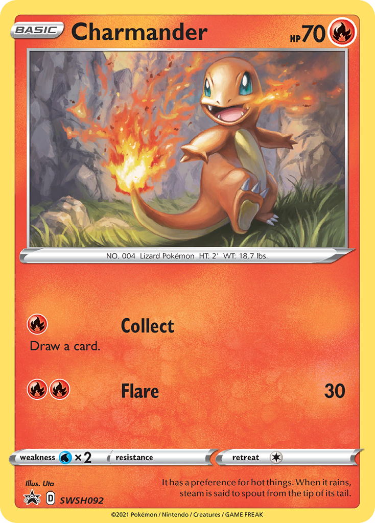 Charmander (SWSH092) [Sword & Shield: Black Star Promos] | Clutch Gaming