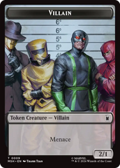 Robot Hero // Villain Double-Sided Token [Marvel Super Heroes Commander Tokens] | Clutch Gaming