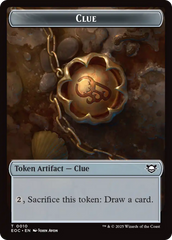 Clue // Beast (0005) Double-Sided Token [Edge of Eternities Commander Tokens] | Clutch Gaming