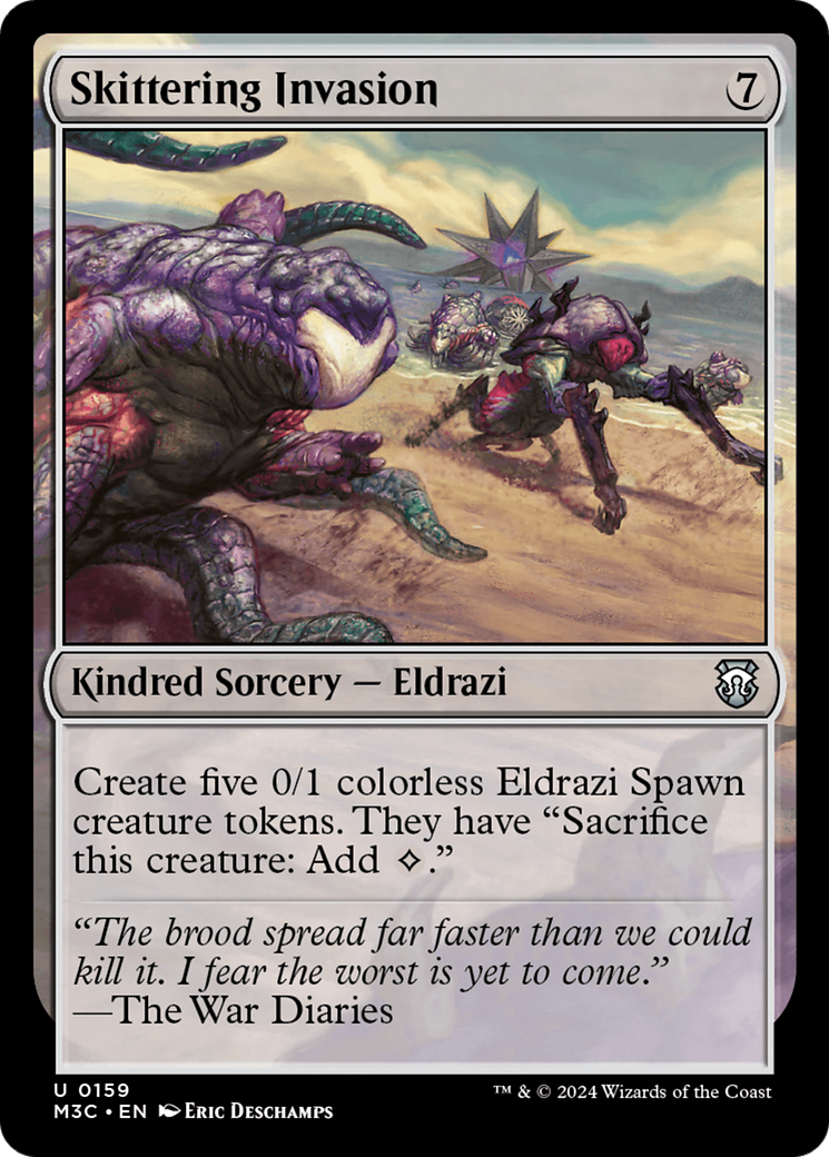 Skittering Invasion (Ripple Foil) [Modern Horizons 3 Commander] | Clutch Gaming