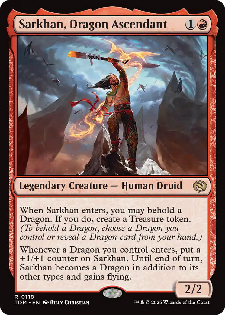 Sarkhan, Dragon Ascendant (118) [Tarkir: Dragonstorm] | Clutch Gaming