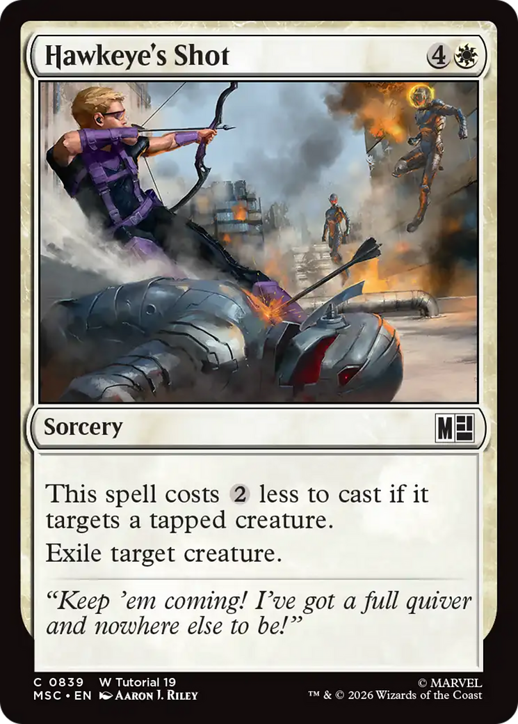 Hawkeye's Shot [Marvel Super Heroes Commander] | Clutch Gaming