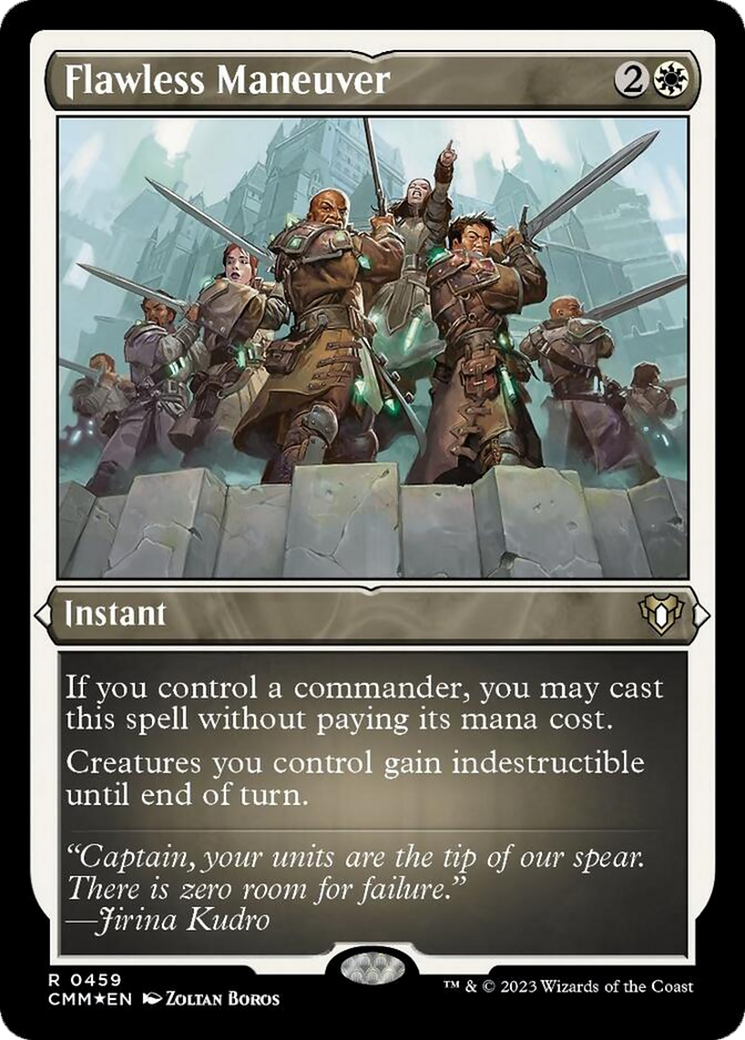 Flawless Maneuver (Foil Etched) [Commander Masters] | Clutch Gaming