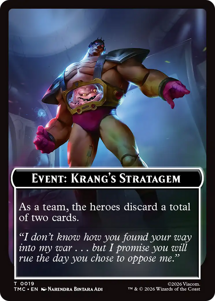 Event: Krang's Stratagem [Teenage Mutant Ninja Turtles Commander Tokens] | Clutch Gaming