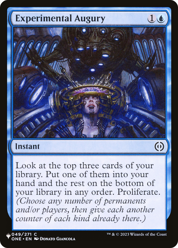 Experimental Augury [The List Reprints] | Clutch Gaming