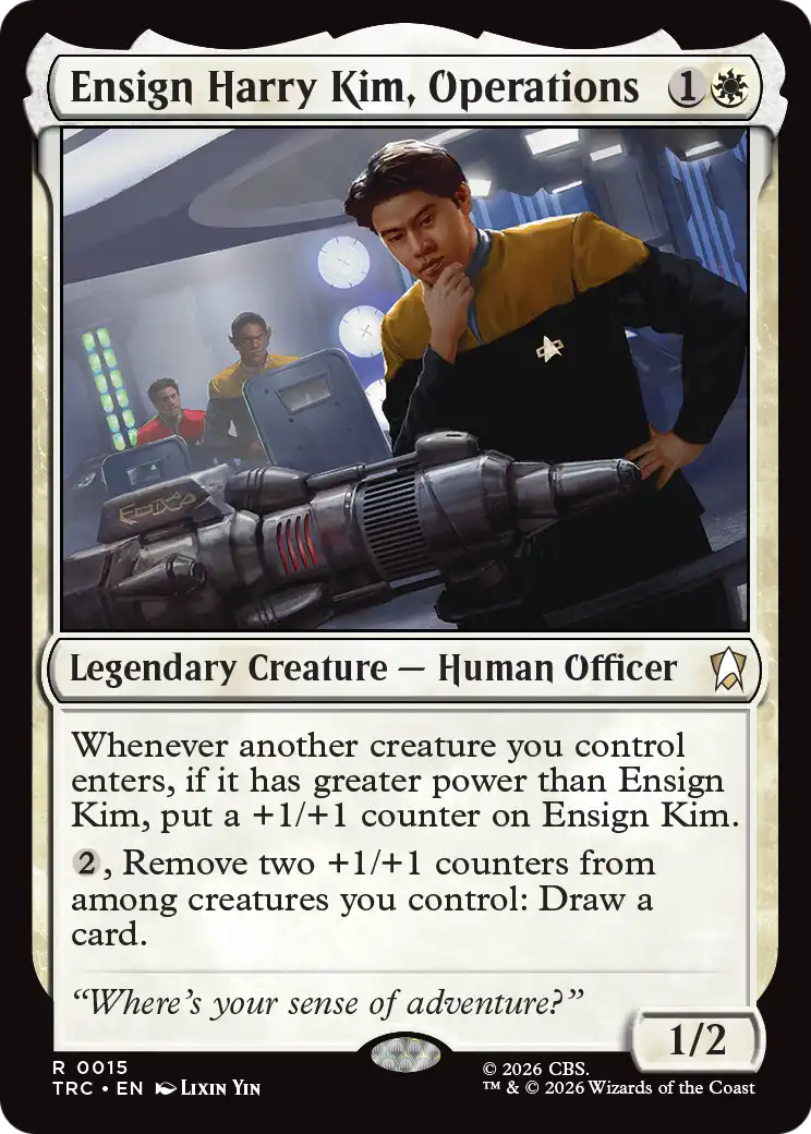 Ensign Harry Kim, Operations (Surge Foil) [Star Trek Commander] | Clutch Gaming
