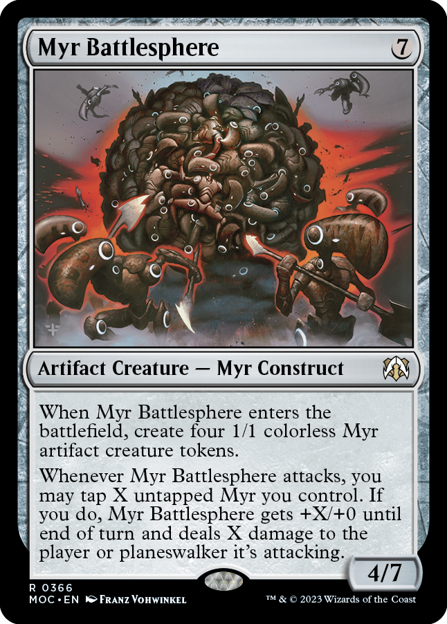 Myr Battlesphere [March of the Machine Commander] | Clutch Gaming