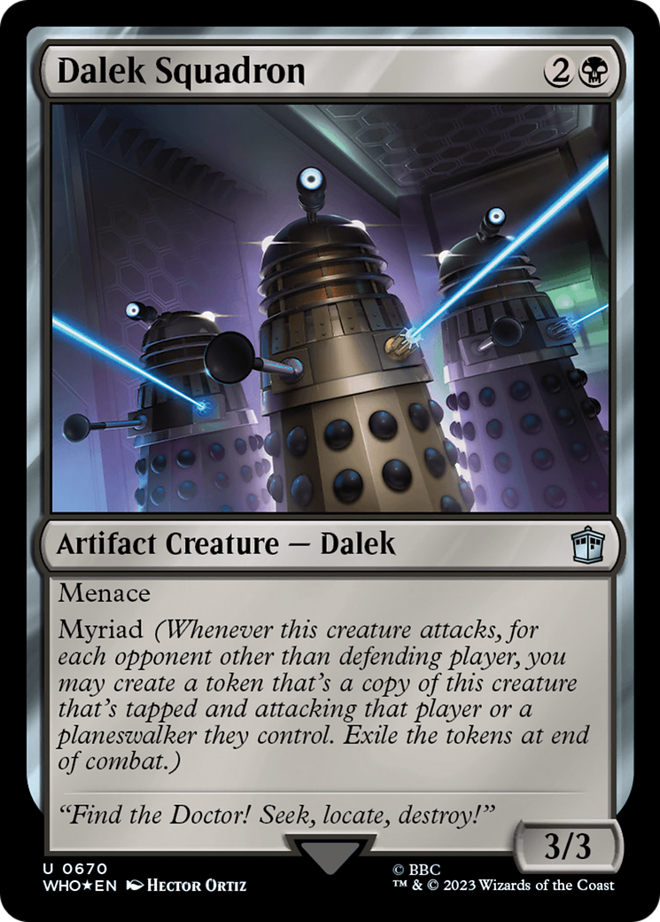 Dalek Squadron (Surge Foil) [Doctor Who] | Clutch Gaming