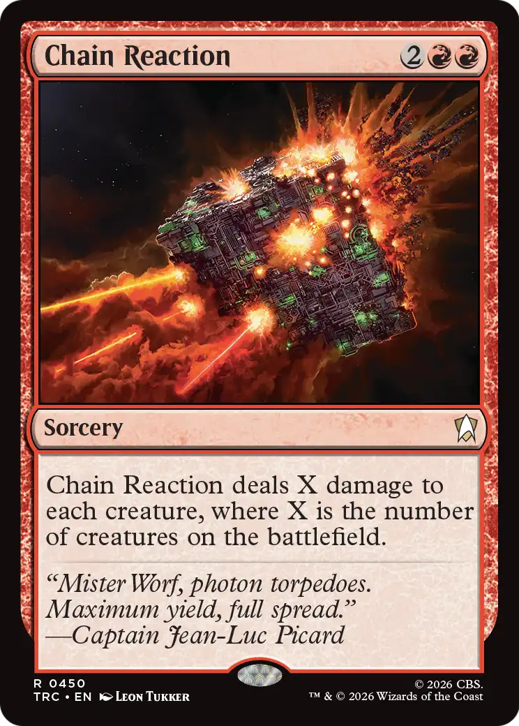 Chain Reaction (Surge Foil) [Star Trek Commander] | Clutch Gaming