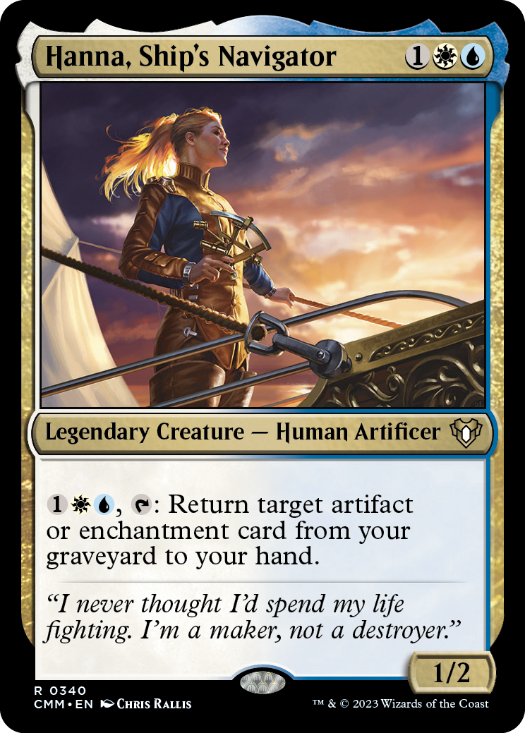 Hanna, Ship's Navigator [Commander Masters] | Clutch Gaming